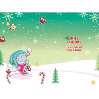 Daddy From Little Girl My Dinky Bear Me to You Bear Christmas Card Extra Image 1 Preview